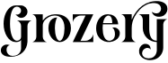 preview image of the Grozery font