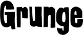 preview image of the Grunge font