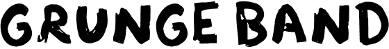 preview image of the Grunge Band font