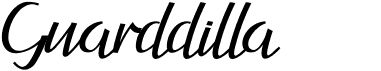 preview image of the Guarddilla font