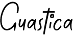 preview image of the Guastica font