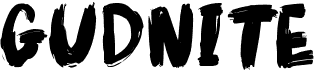 preview image of the Gudnite font