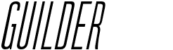 preview image of the Guilder font