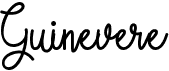 preview image of the Guinevere font