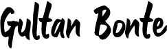 preview image of the Gultan Bonte font