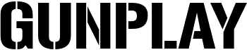 preview image of the Gunplay font