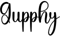 preview image of the Gupphy font
