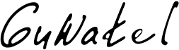 preview image of the Guwatel font
