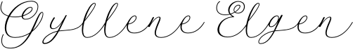preview image of the Gyllene Elgen font