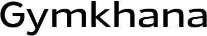 preview image of the Gymkhana font