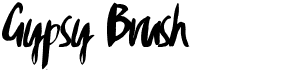 preview image of the Gypsy Brush font