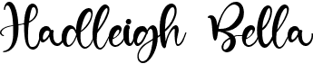 preview image of the Hadleigh Bella font