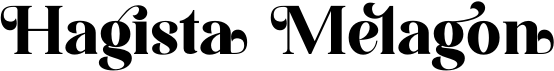 preview image of the Hagista Melagon font