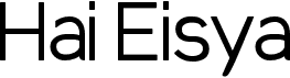 preview image of the Hai Eisya font