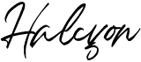 preview image of the Halcyon font