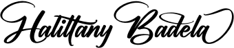 preview image of the Halittany Badela font