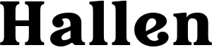 preview image of the Hallen font