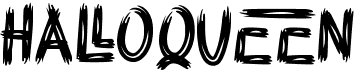 preview image of the Halloqueen font