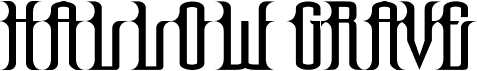 preview image of the Hallow Grave font