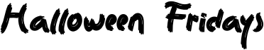 preview image of the Halloween Fridays font