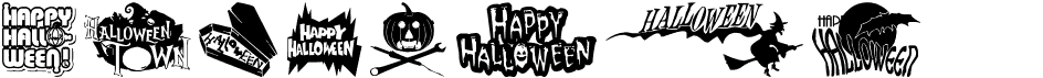 preview image of the Halloween Logo font