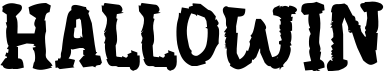 preview image of the Hallowin font