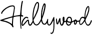 preview image of the Hallywood font