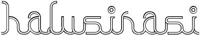 preview image of the Halusinasi font