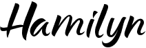 preview image of the Hamilyn font
