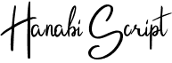 preview image of the Hanabi Script font