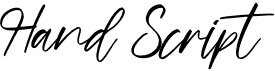 preview image of the Hand Script font