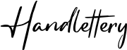 preview image of the Handlettery font