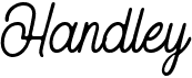 preview image of the Handley font