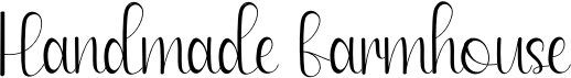 preview image of the Handmade Farmhouse font