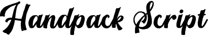 preview image of the Handpack Script font
