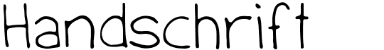 preview image of the Handschrift font