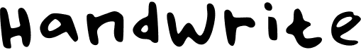 preview image of the Handwrite font