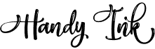 preview image of the Handy Ink font