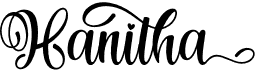 preview image of the Hanitha font