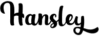 preview image of the Hansley font