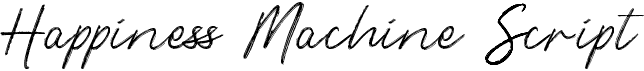preview image of the Happiness Machine Script font