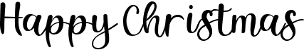 preview image of the Happy Christmas font