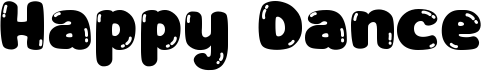 preview image of the Happy Dance font