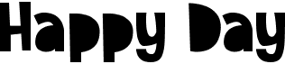 preview image of the Happy Day font