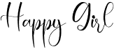 preview image of the Happy Girl font