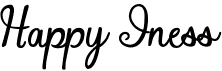 preview image of the Happy Iness font