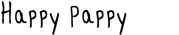 preview image of the Happy Pappy font