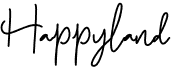 preview image of the Happyland font