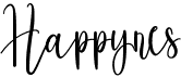 preview image of the Happynes font