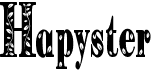 preview image of the Hapyster font